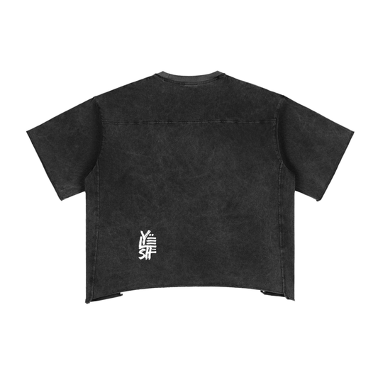 No Signal - Raw Edge Boxy Tee