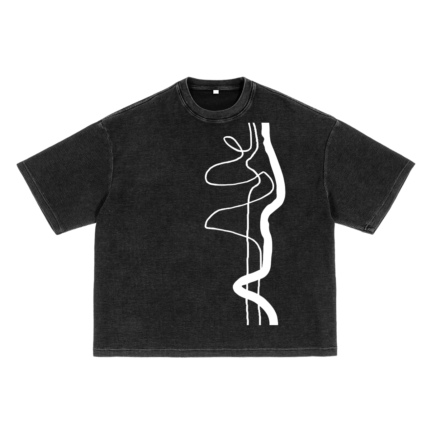 One Of The Few - Waffled Boxy Tee