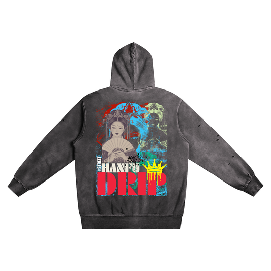 Hanfu,graphic design,chiese culture,streetwear,Chinese streetwear,loose fit,oversize hoodie