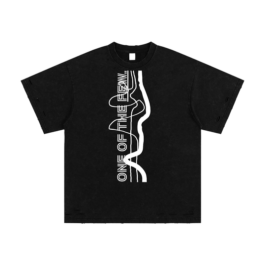 hand frayed,streetwear,street style,heavyweight tee,tear tee style