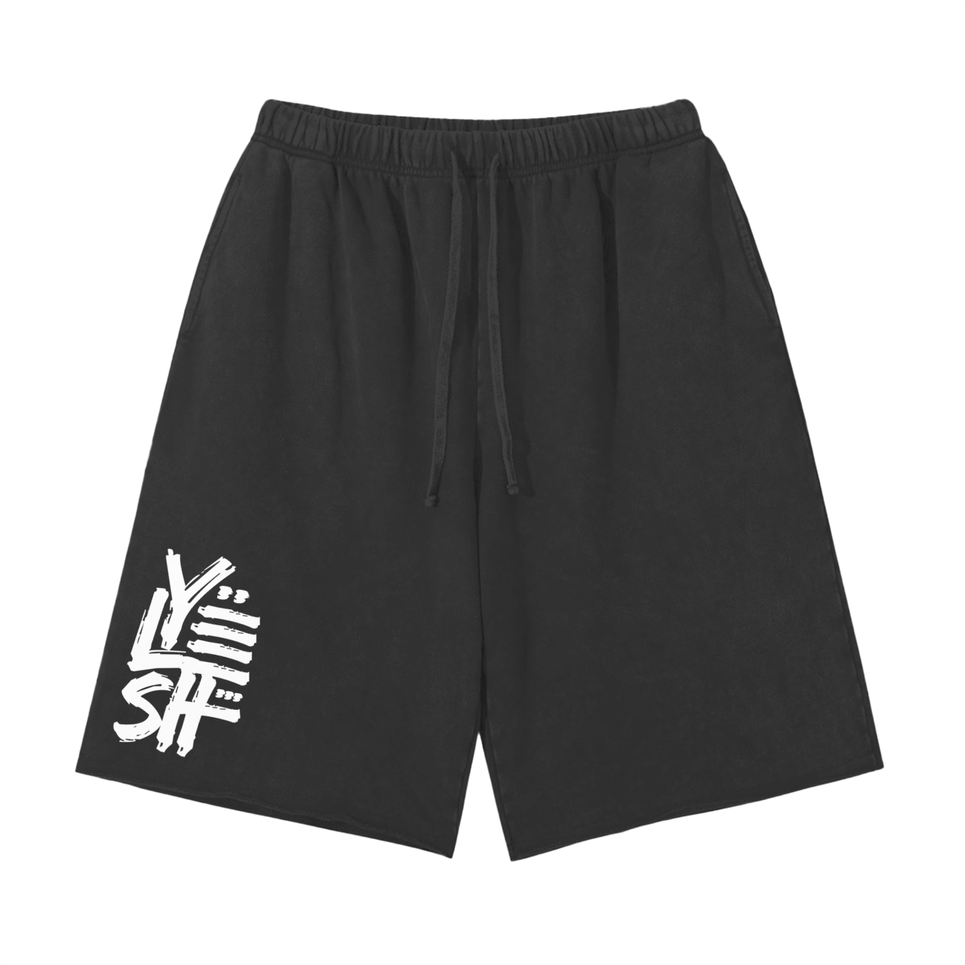 streetwear,shorts,raw edge,k-fashion,loose fit