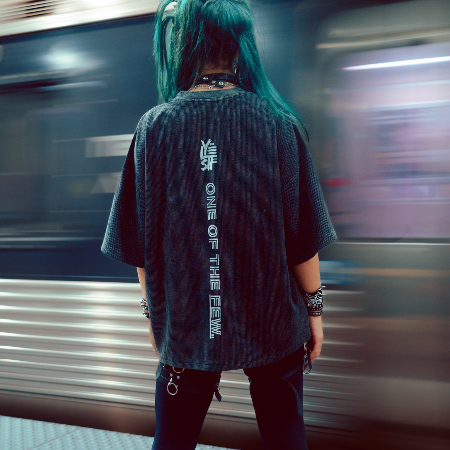 One Of The Few - Waffled Boxy Tee