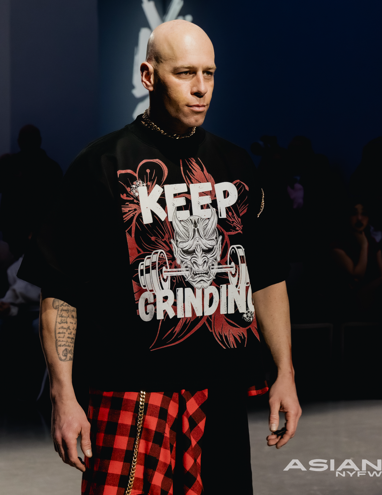 Oni Grinding - Drape Oversized Tee