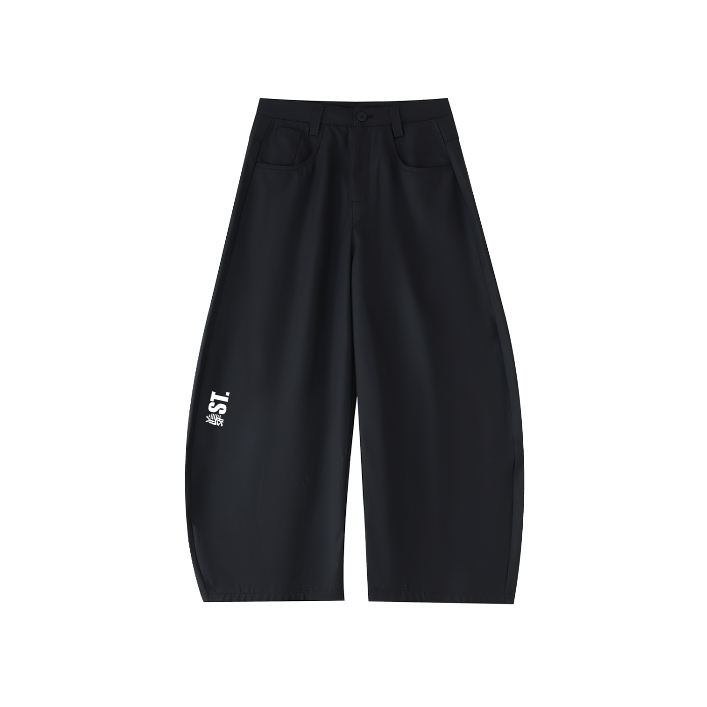 Japanese pants,baggy curved pants,dress pants